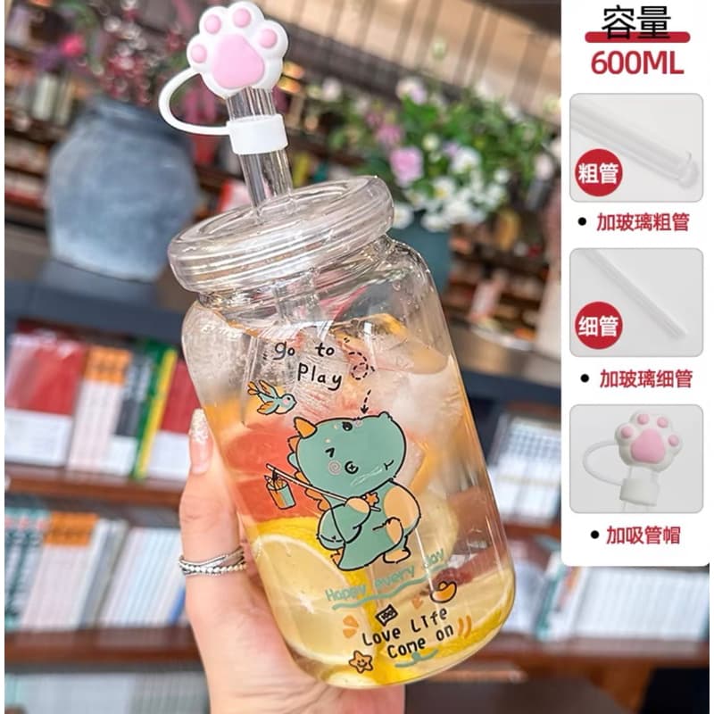 Trà Sữa Trân Châu Chai Thủy Tinh