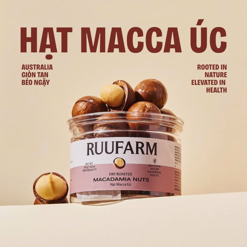 Hạt Macca Nứt Vỏ Chuẩn Úc